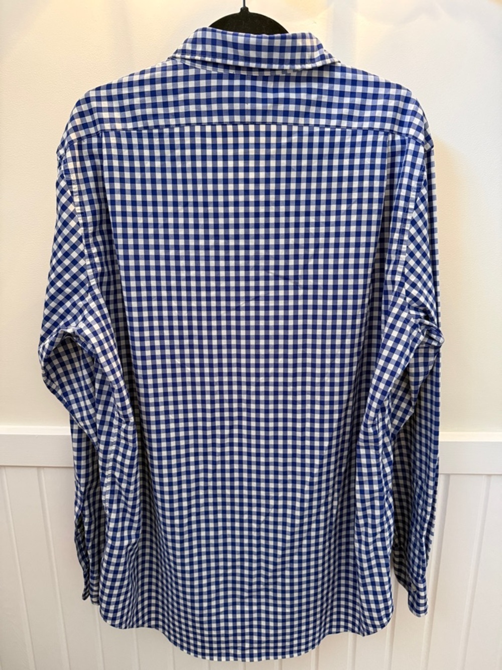 Polo Ralph Lauren Men’s XL Blue Gingham Performance Button Down Shirt Stretch - Picture 4 of 5
